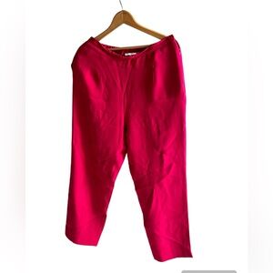 Vintage, Saks Fifth Avenue, Folio Collection, 100% silk, pink pants, medium